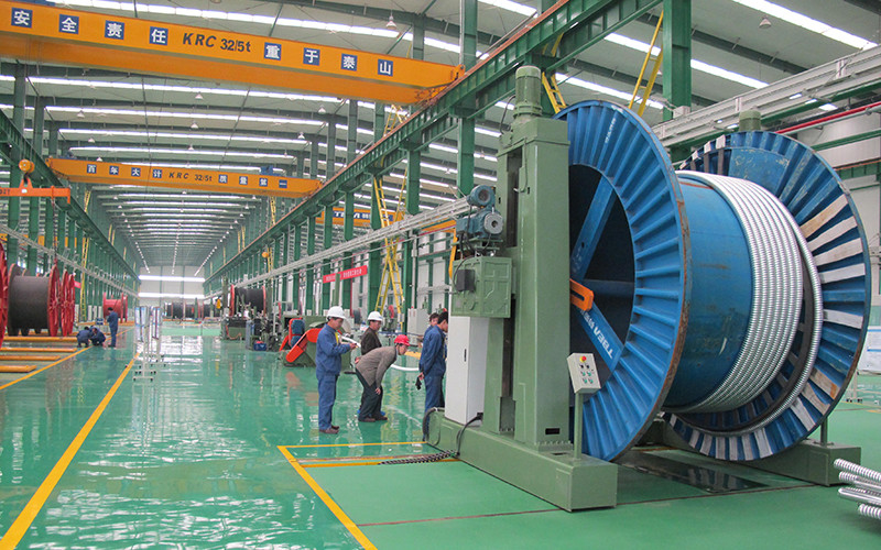 Wuxi Hengtai Cable Machinery Manufacture Co., Ltd üreticinin üretim hattı